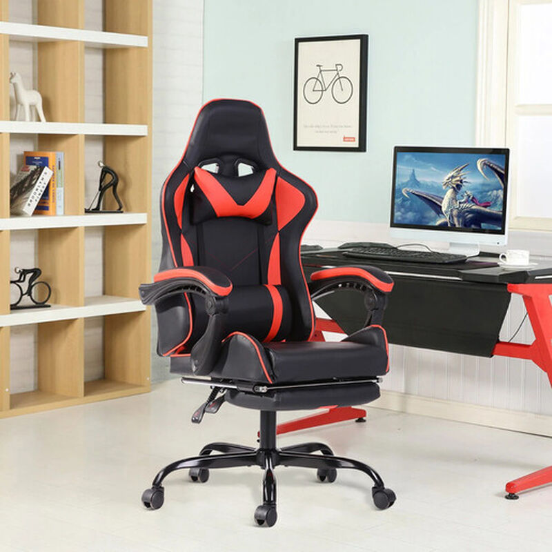 Silla Gamer Yata Todd H0746 Negro/Roja image number null
