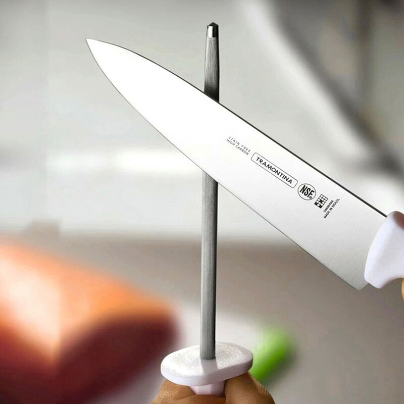 Cuchillo  Chef 7/18 cm y Chaira Afilador Tramon... image number null