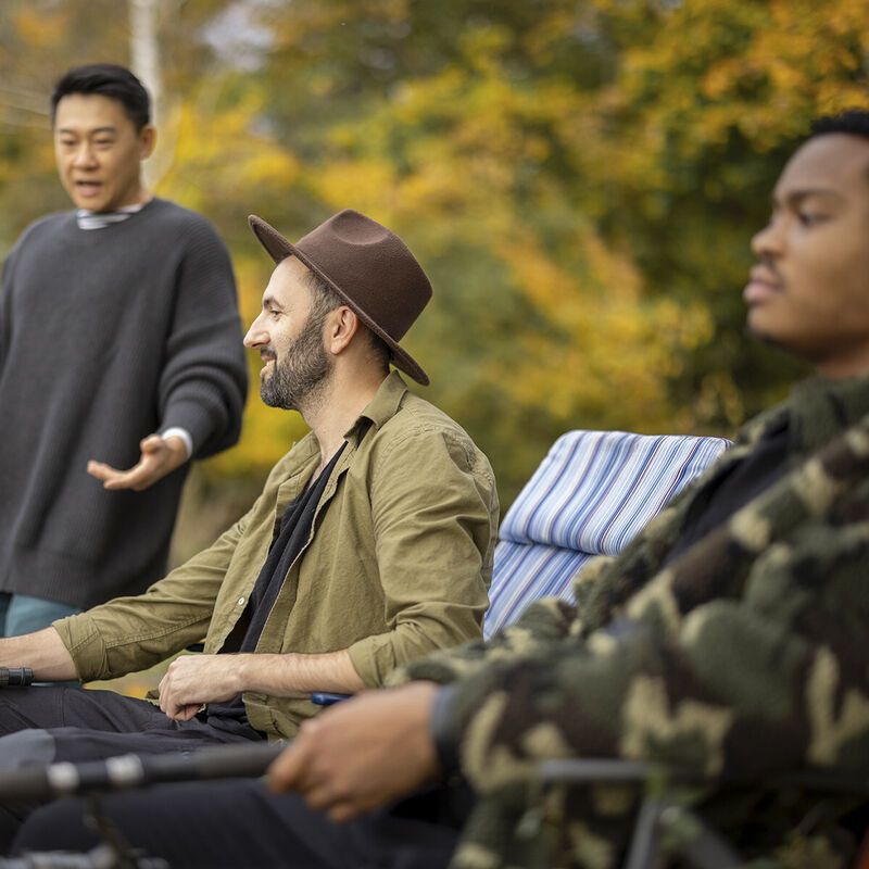 4 Piezas Silla Para Acampar Plegable Camping Pl... image number null