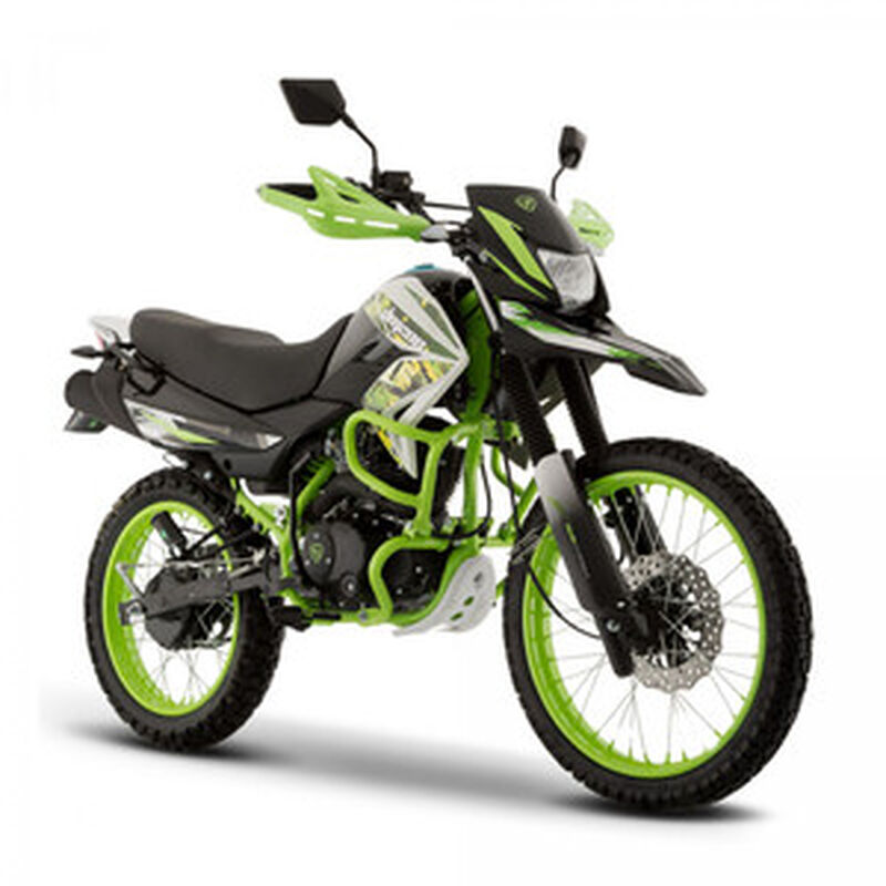 Motocicleta Italika DM200 BLANCO VERDE image number null