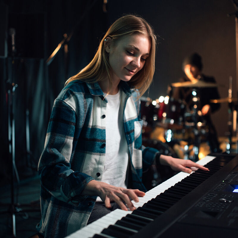 Base Para Piano P115 Y P45 Yamaha L85-Negro image number null