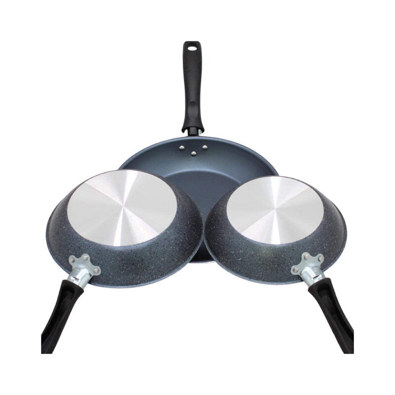 3 Sartenes 18 20 y 24 cm Tramontina Turim Azul ... image number null