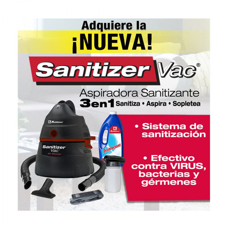 Aspiradora Koblenz Sanitizante Wd-390S image number null