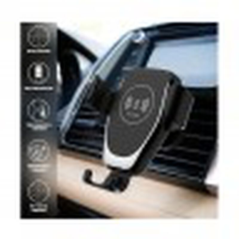 Cargador Inal&aacute;mbrico + Soporte para Tel&eacute;fono image number null