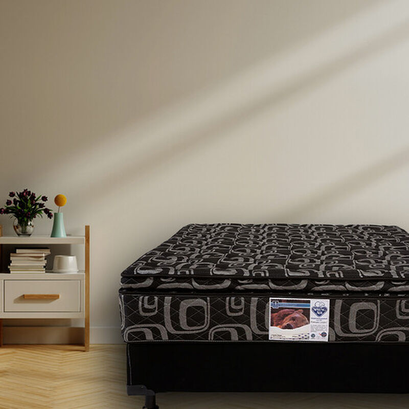 Colch&oacute;n Matrimonial Spring Air Morgan + Box Dic... image number null