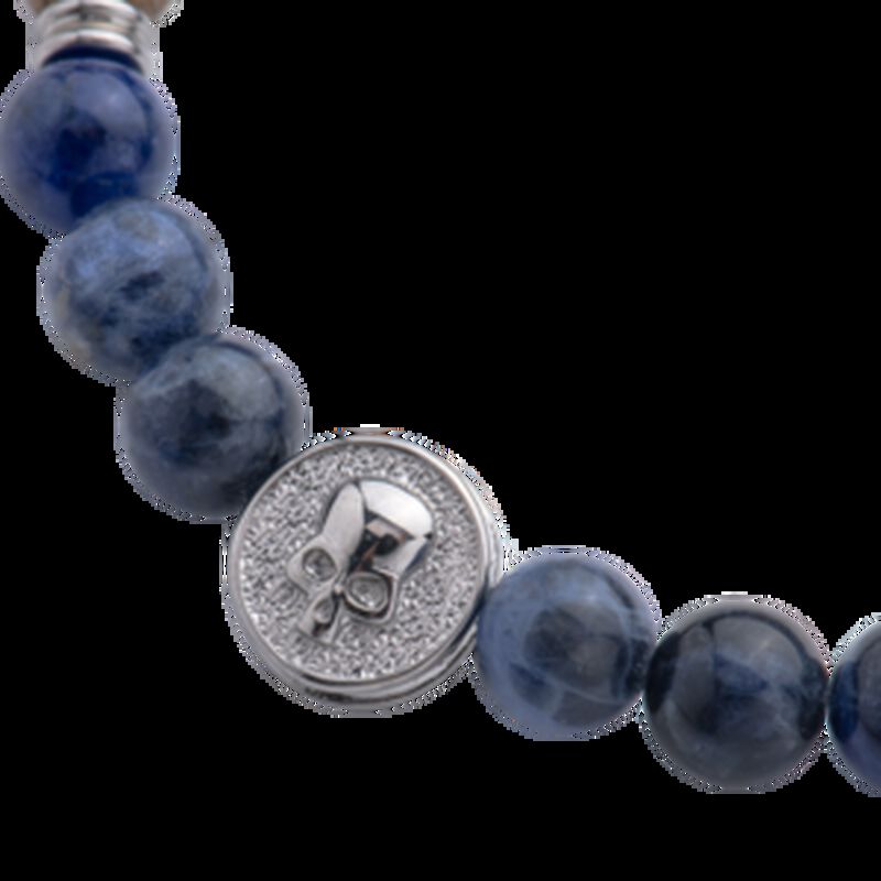 Pulsera para Hombre. Piedras Semipreciosas Lapi... image number null