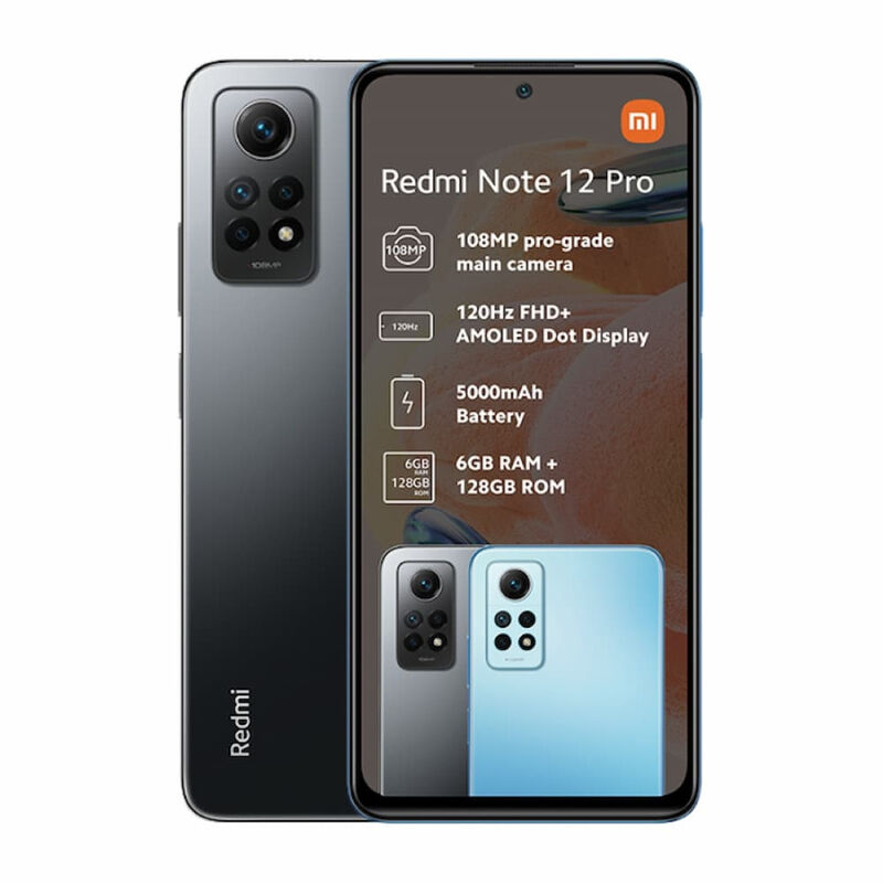 REDMI NOTE 12 PRO 6GB + 128GB GRIS image number null