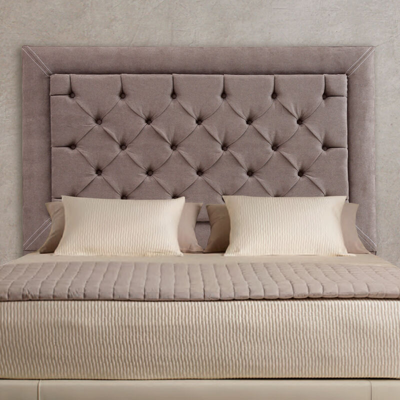 Cabecera Individual Dicasa Mary Gris Oscuro image number null