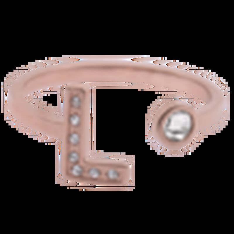 Anillos de Mujer de Inicial Letra Ajustables Lu... image number null