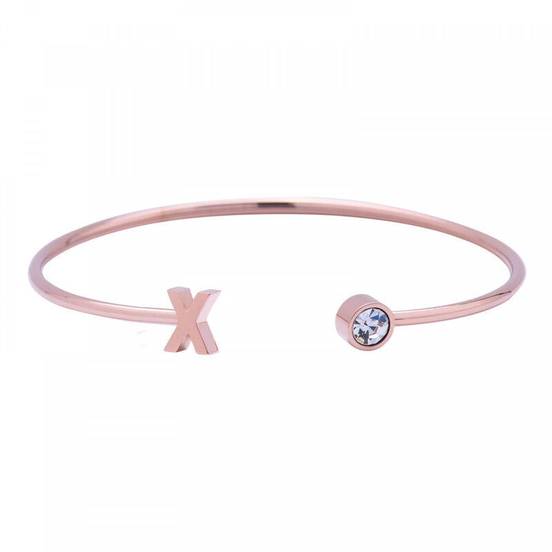 Pulsera para Mujer con Inicial Letra tipo Braza... image number null