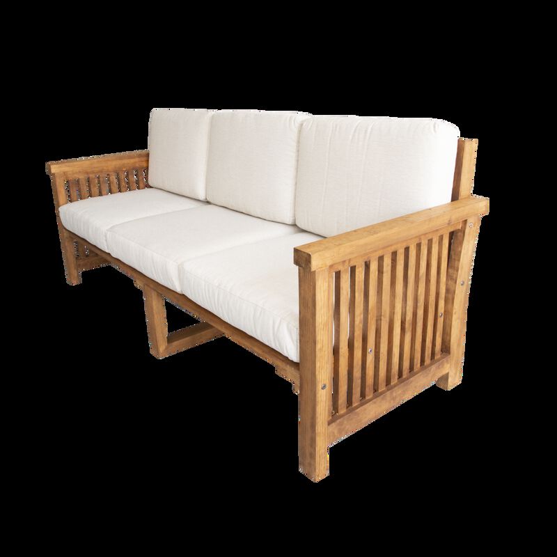 Sill&oacute;n Modelo Campestre 3 personas &ndash; R&uacute;stico Tr... image number null