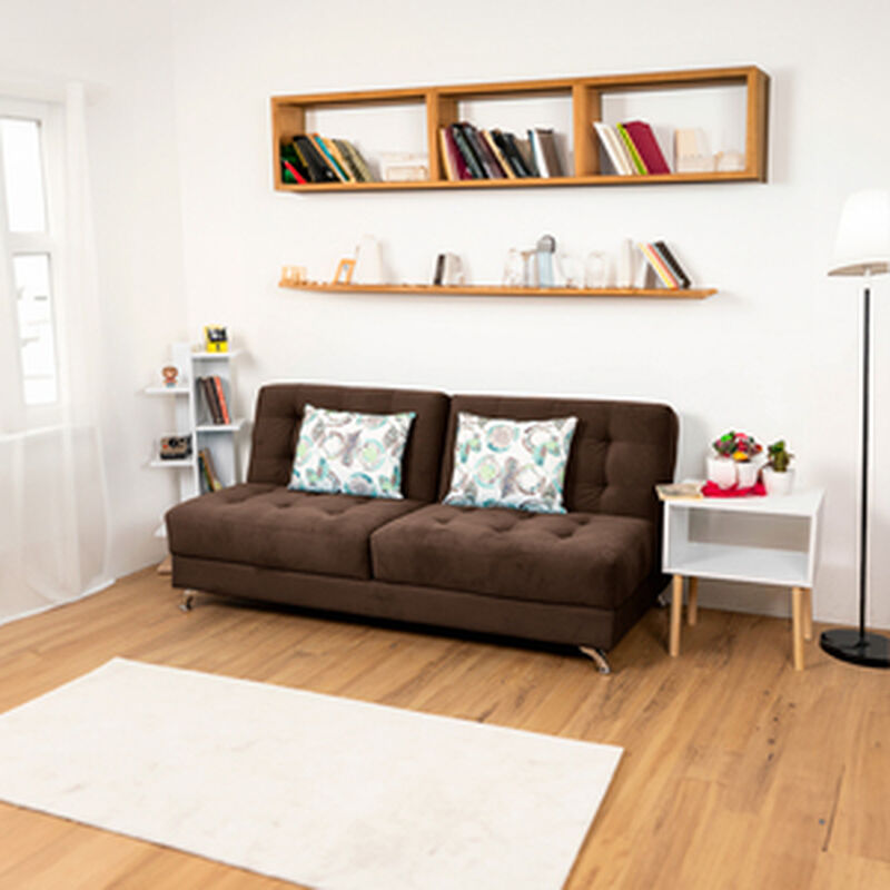 Sof&aacute; Cama Modelo Iris Color Caf&eacute; image number null