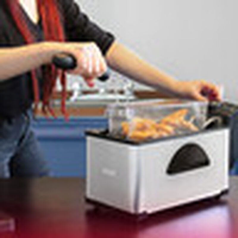 Freidora El&eacute;ctrica Aceite Rc-Df303 Capacidad 3L... image number null