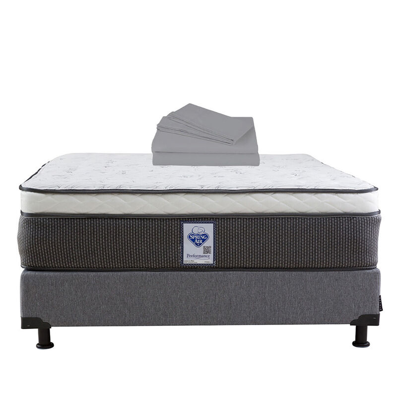 Colch&oacute;n Queen Size Spring  Air Le Mans + Box Di... image number null