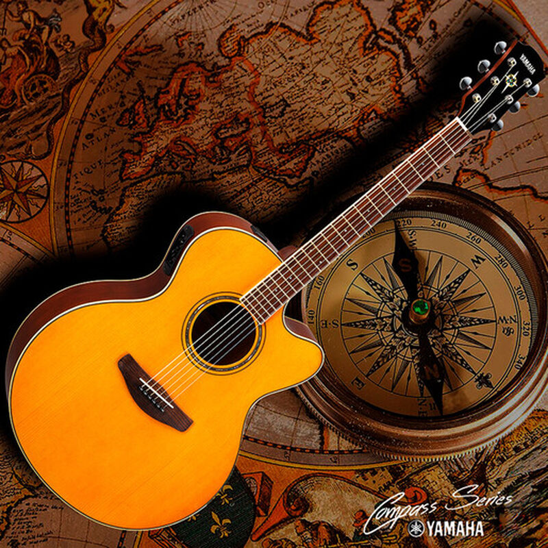 Guitarra Electroac&uacute;stica Cuerdas de Acero Yamah... image number null