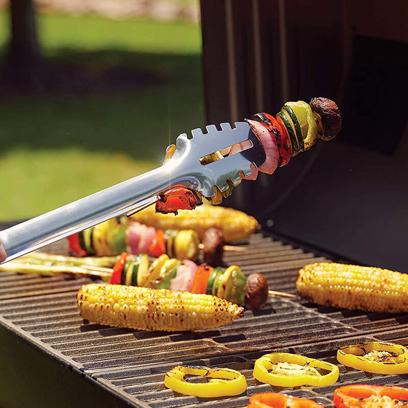 Pinzas para Carne 45 cm Asador Acero Inoxidable... image number null