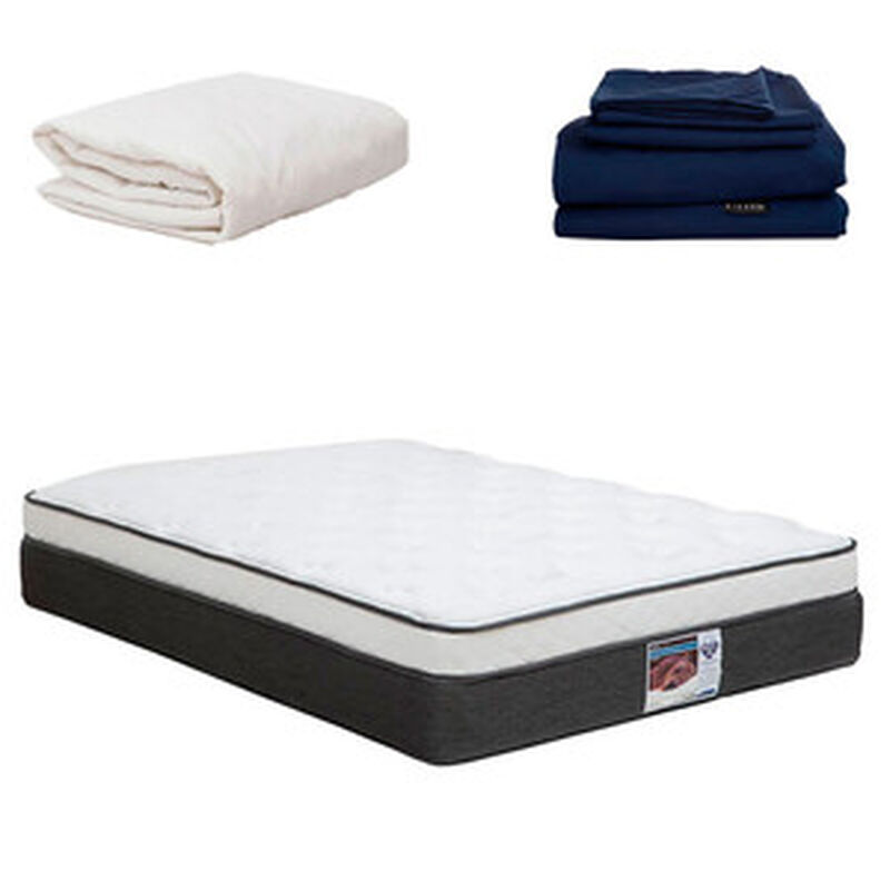 Colch&oacute;n King Size Spring Air United+S&aacute;banas Dic... image number null