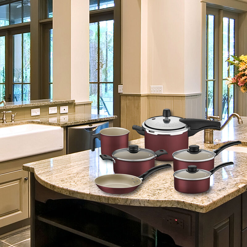 Bateria de Cocina + Olla de Presi&oacute;n Tramontina ... image number null