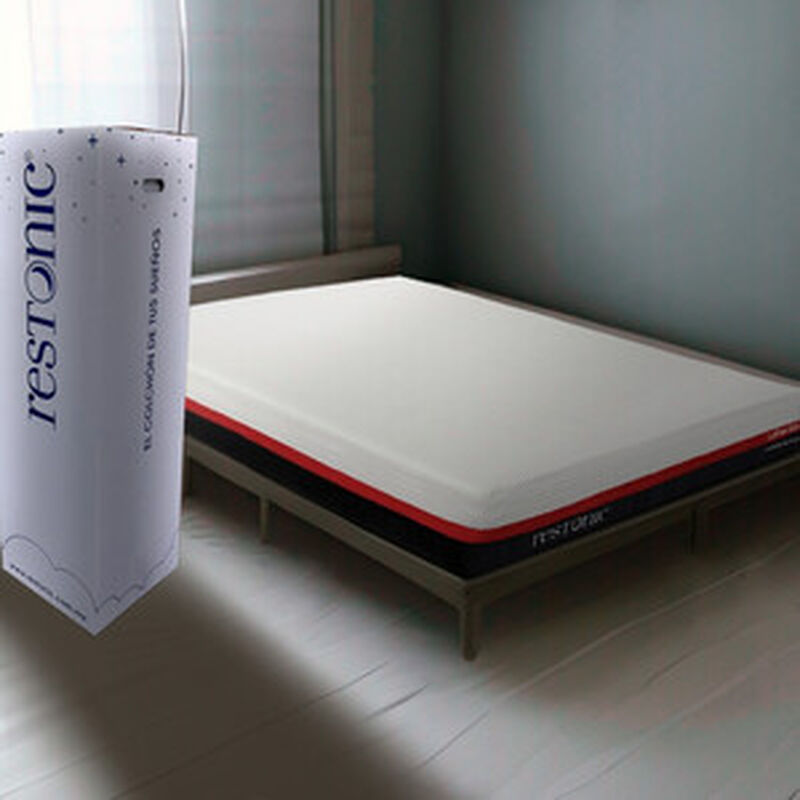Colch&oacute;n en caja Restonic Roll Matrimonial + Alm... image number null