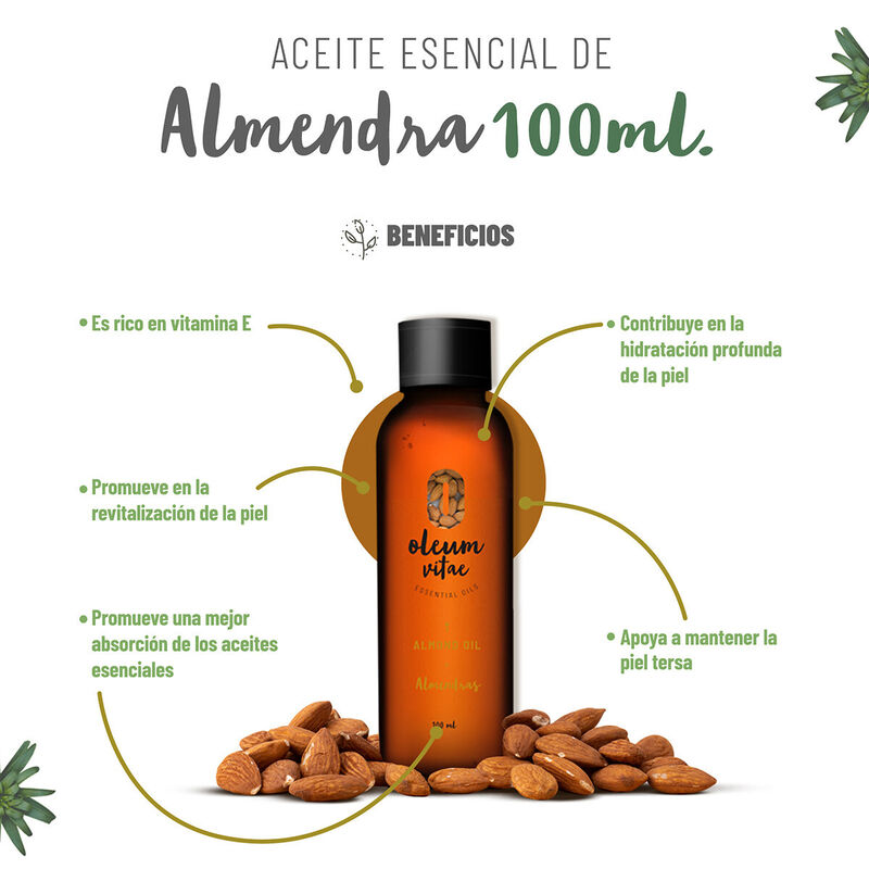 Aceite Esencial conductor Almendra 100 ml 100% ... image number null