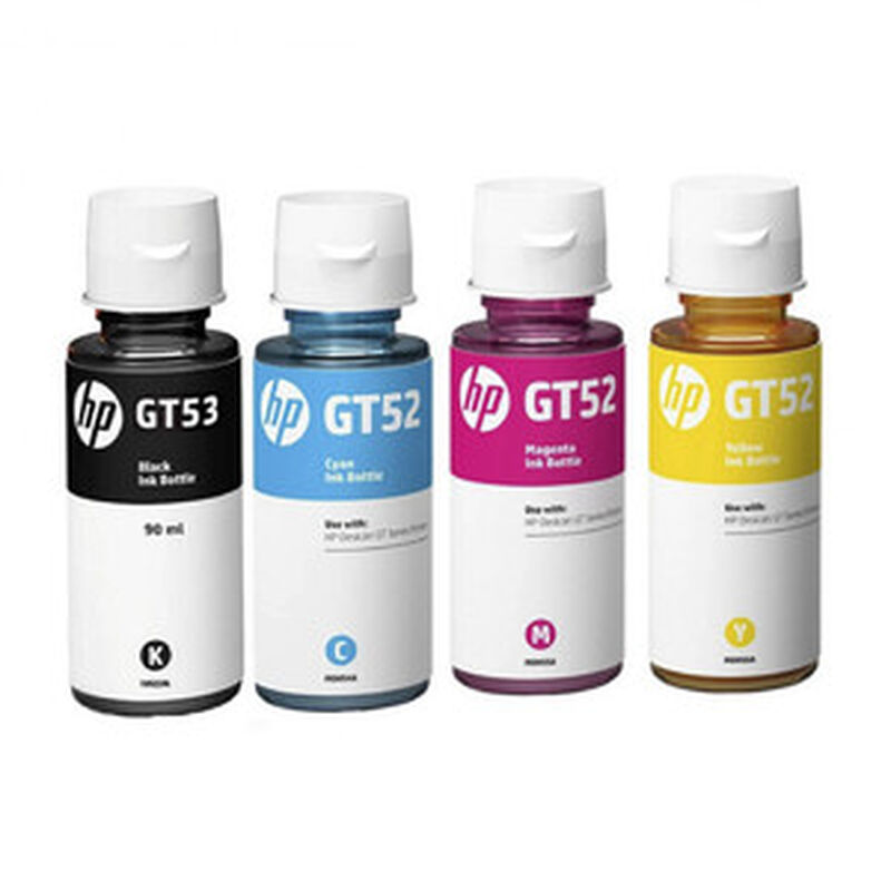 Kit Tintas Hp Gt53 Black Gt52 Cmy image number null