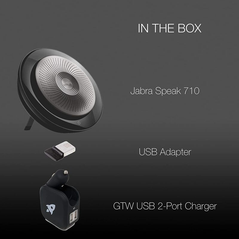 GTW - Jabra Speak 710 MS Bluetooth Speakerphone image number null