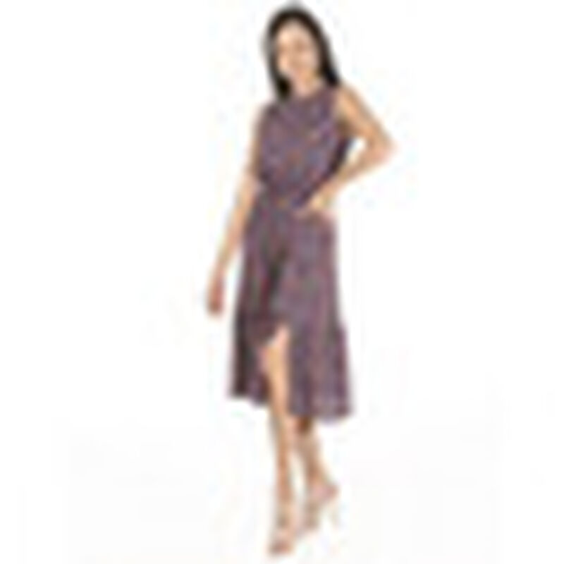 Vestido Floral Midi Semicircular con Smock sin ... image number null