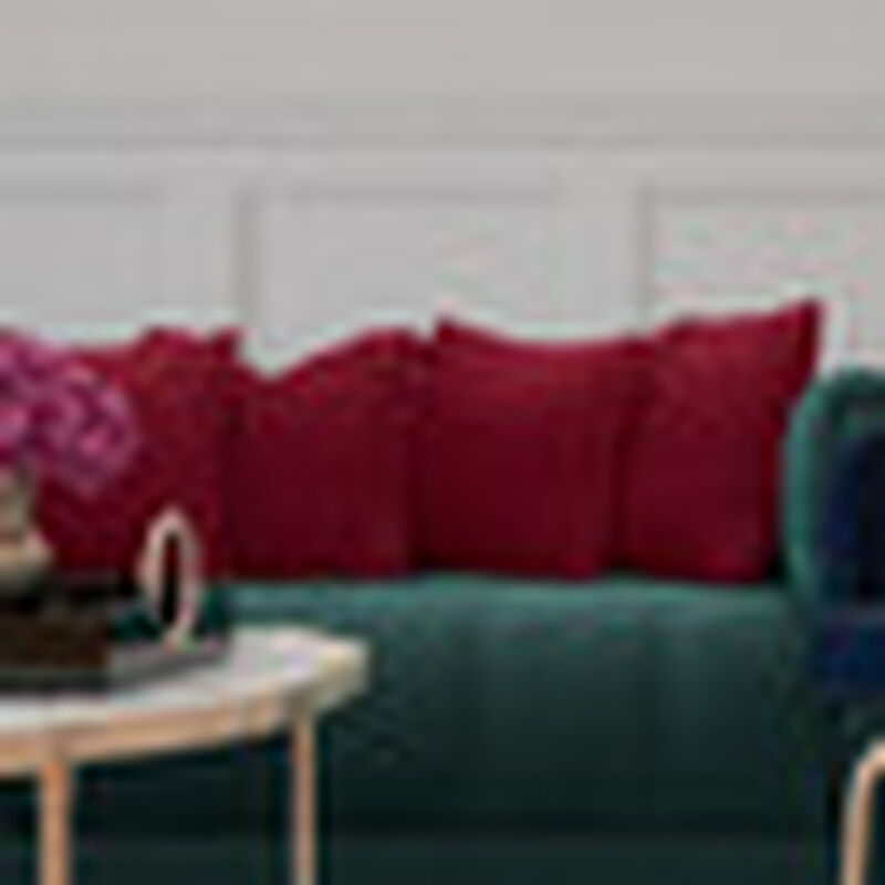 Set de 4 Cojines Dicasa AlfaOne Rojo image number null